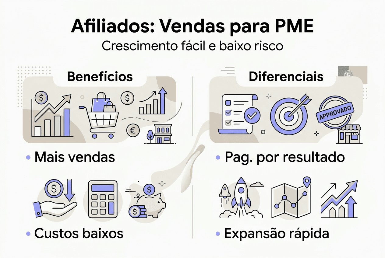 Veja neste infográfico os principais benefícios do marketing de afiliados