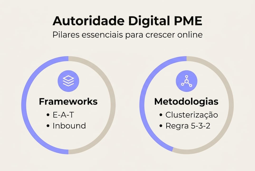Infográfico: Os principais pilares para construir autoridade digital nas PME