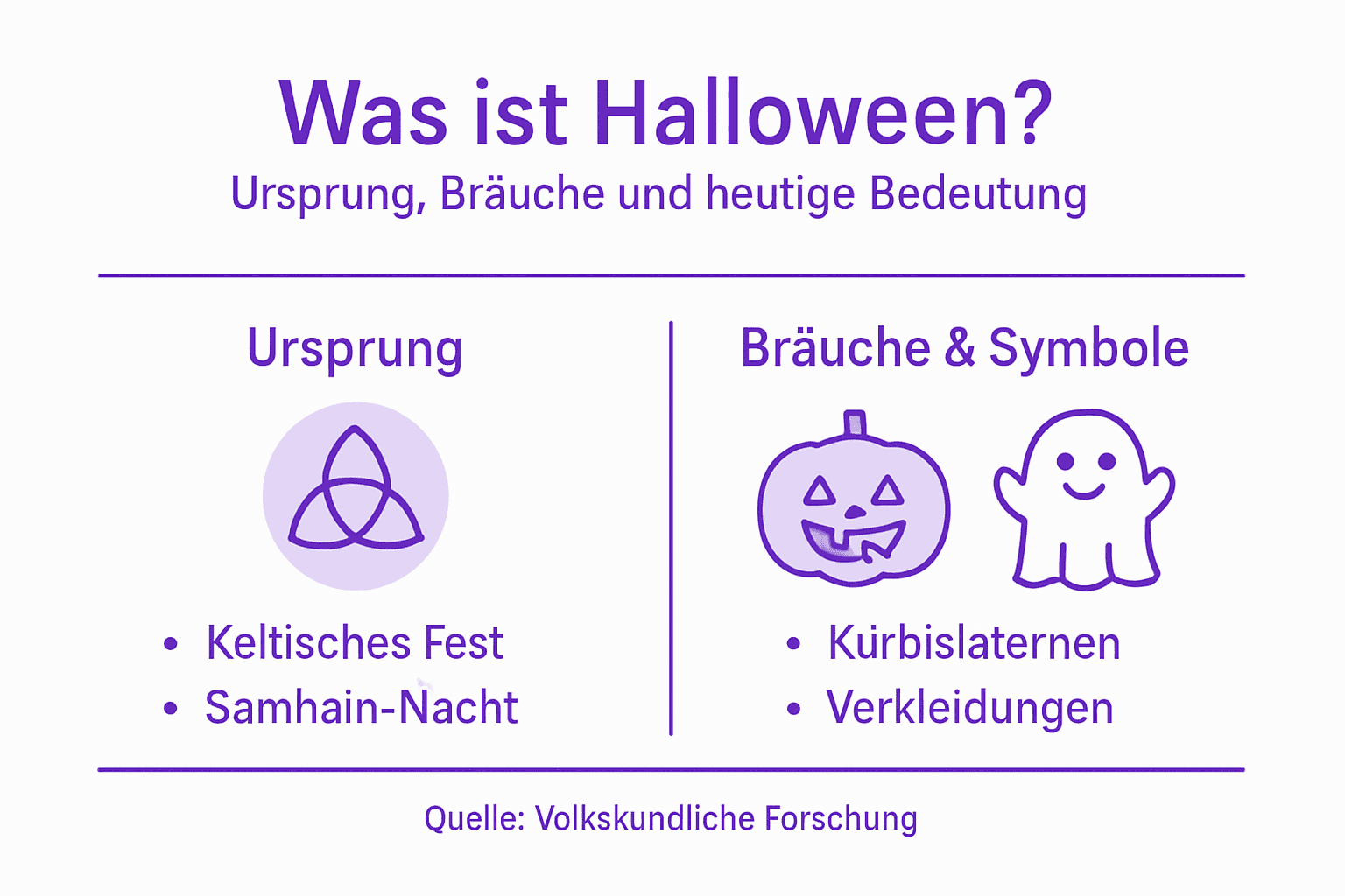 Infografik: Herkunft und Traditionen rund um Halloween