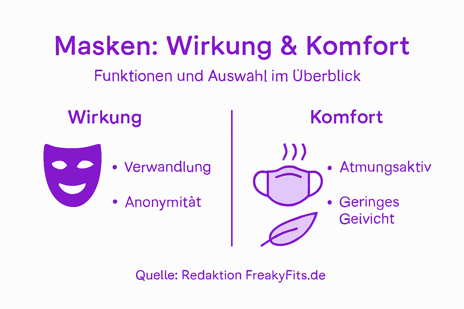 Diese Infografik veranschaulicht anschaulich, wie wirksam und angenehm Masken im Alltag tatsächlich sind.