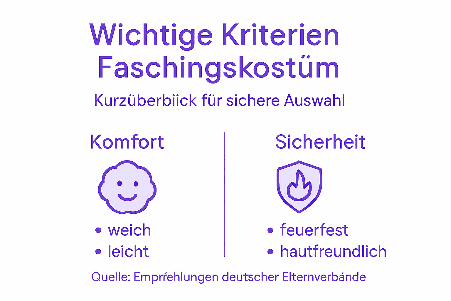 Infografik: Worauf kommt es bei Faschingskostümen an?