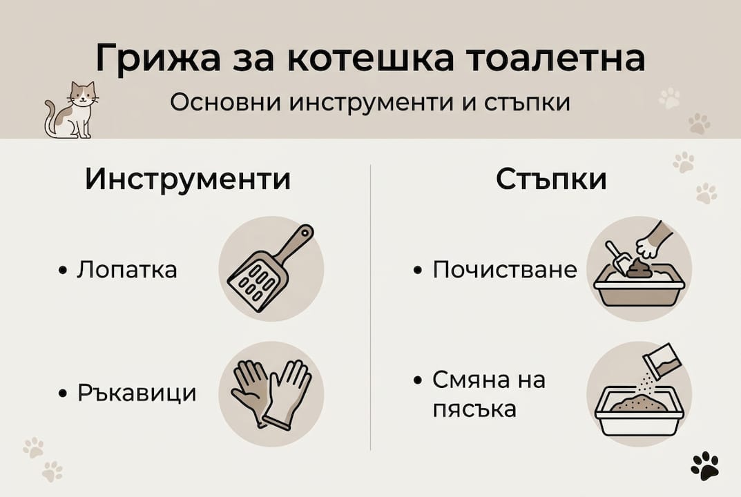 Визуално ръководство с ключови стъпки и полезни инструменти