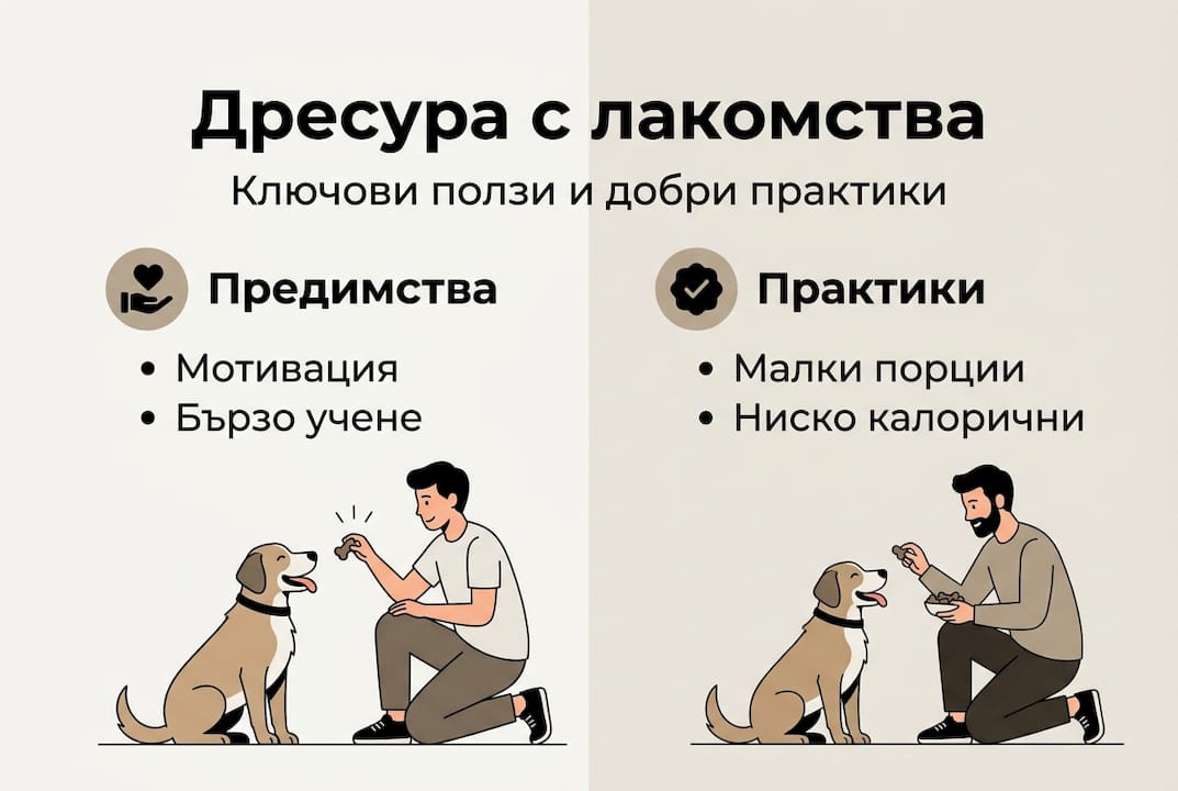 Инфографика: Какви са предимствата на обучението с помощта на лакомства