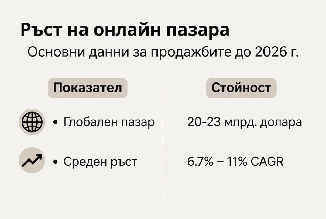 Инфографика, показваща тенденциите и основните числа на пазара за аксесоари