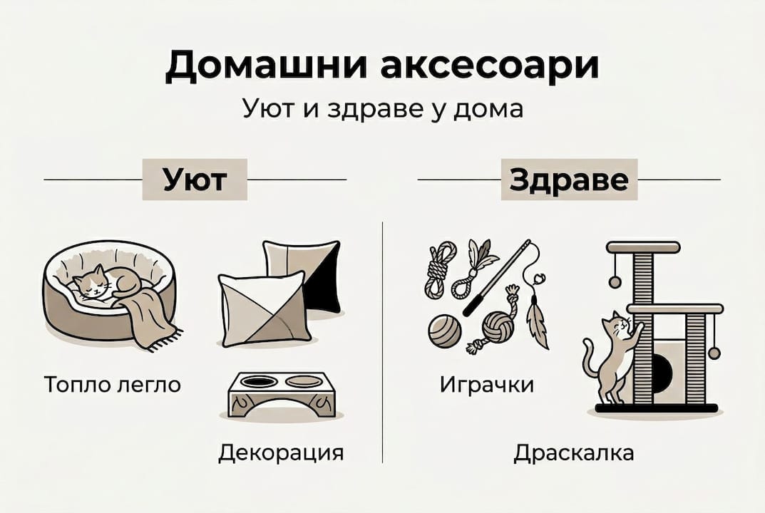 Инфографика: Как домашните аксесоари създават уют и допринасят за здравето ни