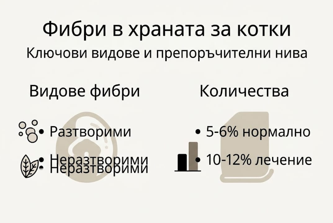 Инфографика: основни видове фибри и препоръчителен дневен прием