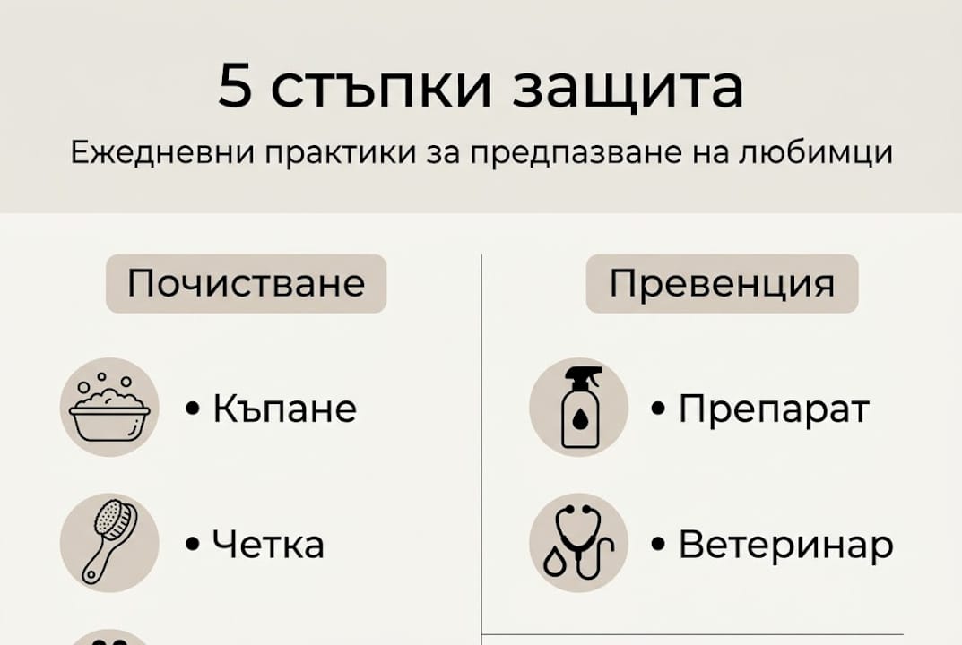Инфографика: 5 полезни съвета как да предпазим домашния си любимец