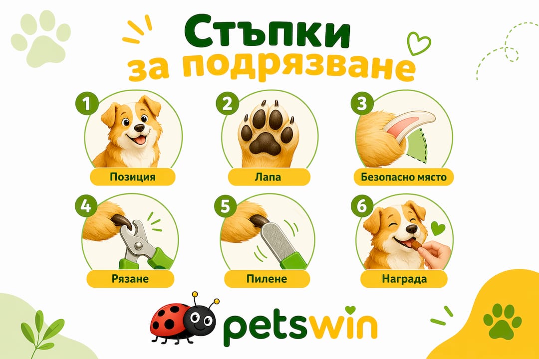 Инфографика: Как лесно и безопасно да подрежем ноктите на котето си – стъпка по стъпка
