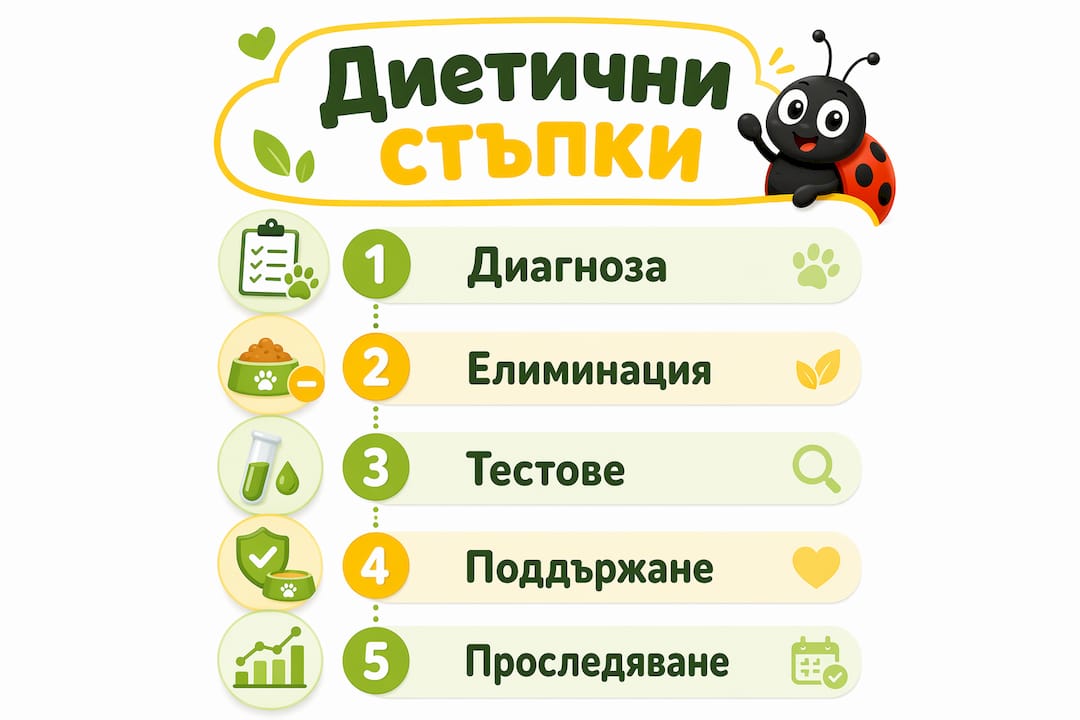 Инфографика: Как да се храним при хранителни алергии – лесни стъпки за безопасно меню
