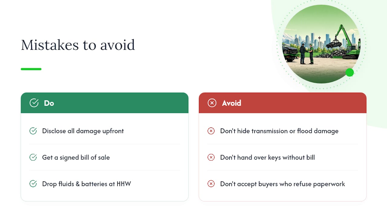 What most people get wrong when scrapping a car — overview diagram