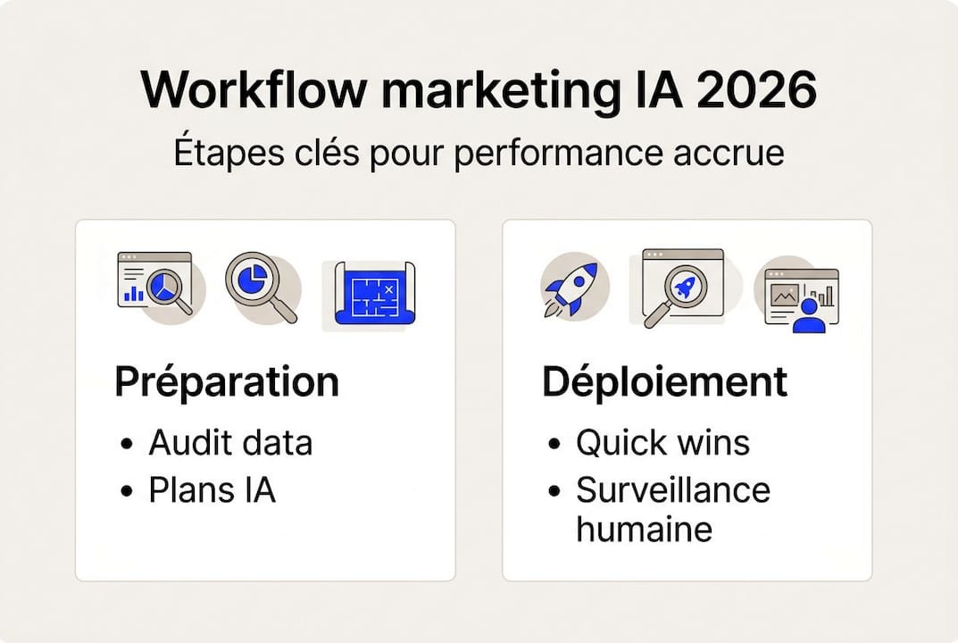 Visualisation des meilleures pratiques pour optimiser son workflow marketing grâce à l’IA