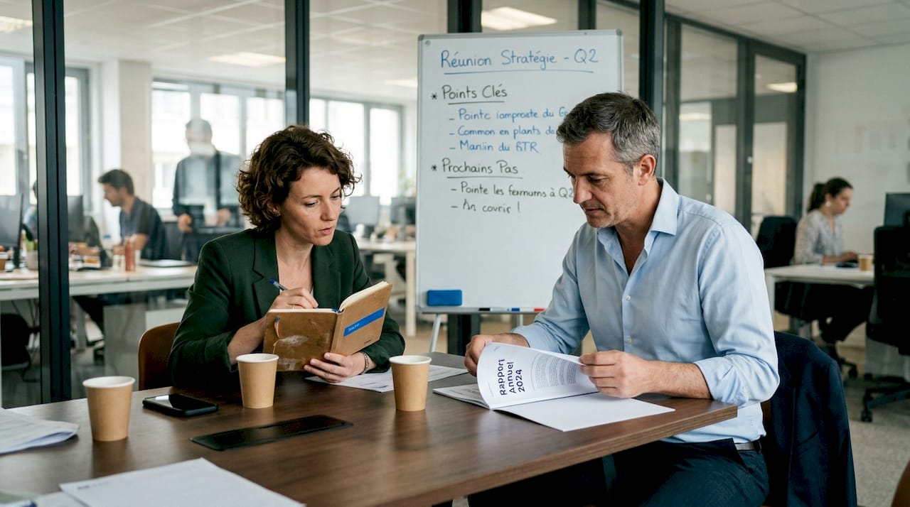 Échange sur les défis liés à l’intelligence artificielle lors de notre réunion d’équipe