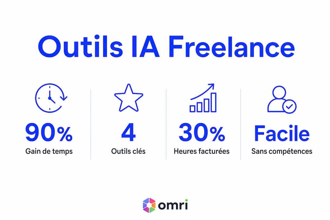 Infographie : comment les outils d’IA boostent le quotidien des freelances