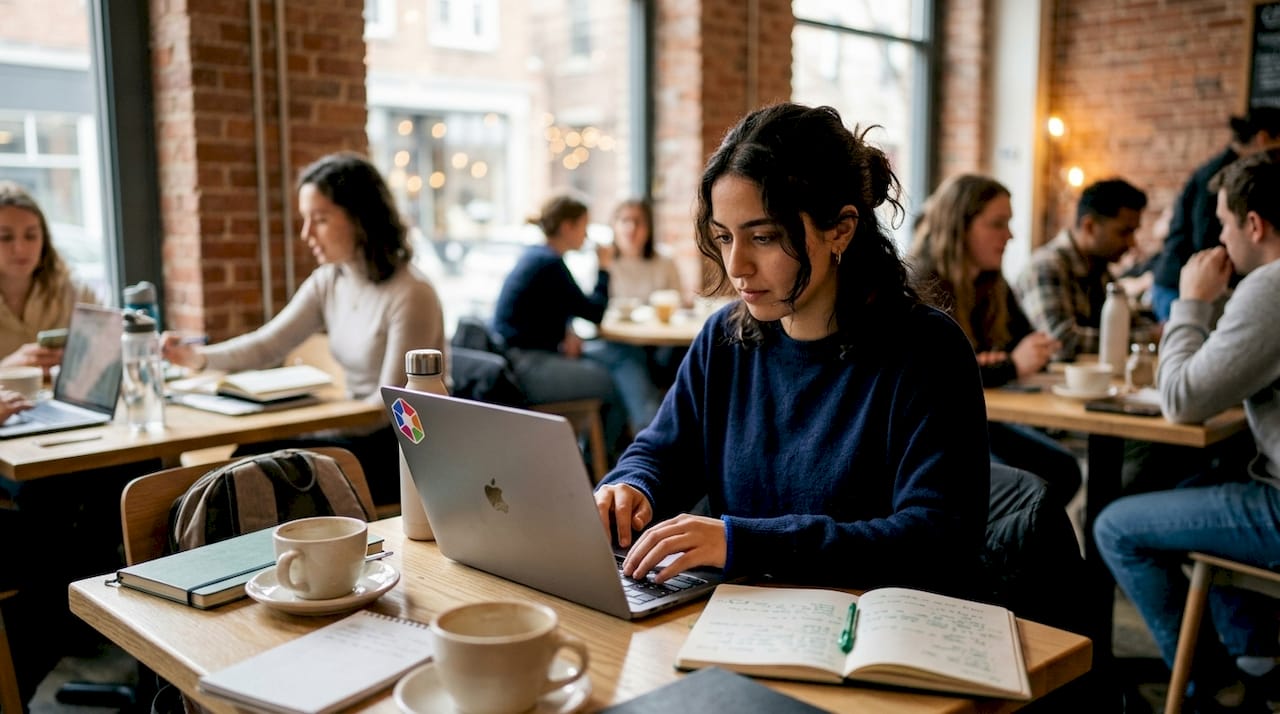 Des mains de femme en train de taper sur le clavier d’un ordinateur portable
