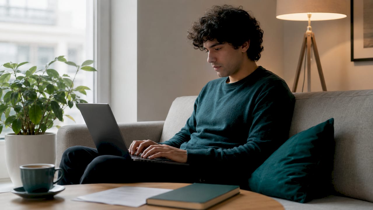 Alumno subiendo sus archivos a la nube