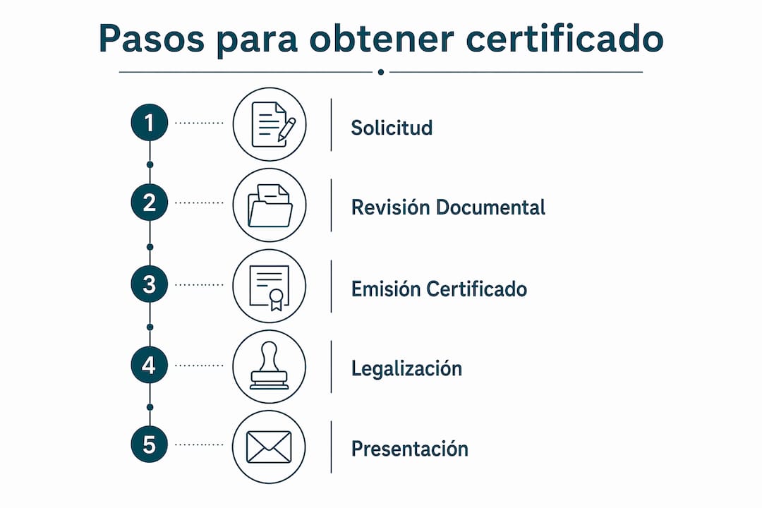 Infografía: ¿Cómo solicitar tu certificado de antecedentes penales paso a paso?