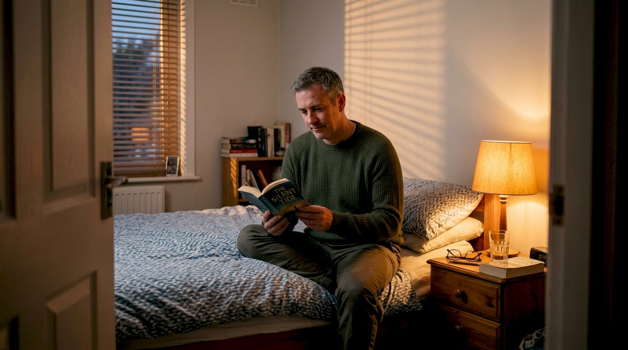 Bedroom scene highlighting warm ambient glow