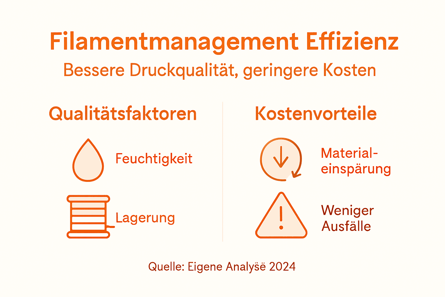 Übersicht: So optimieren Sie Ihr Filamentmanagement und senken die Druckkosten