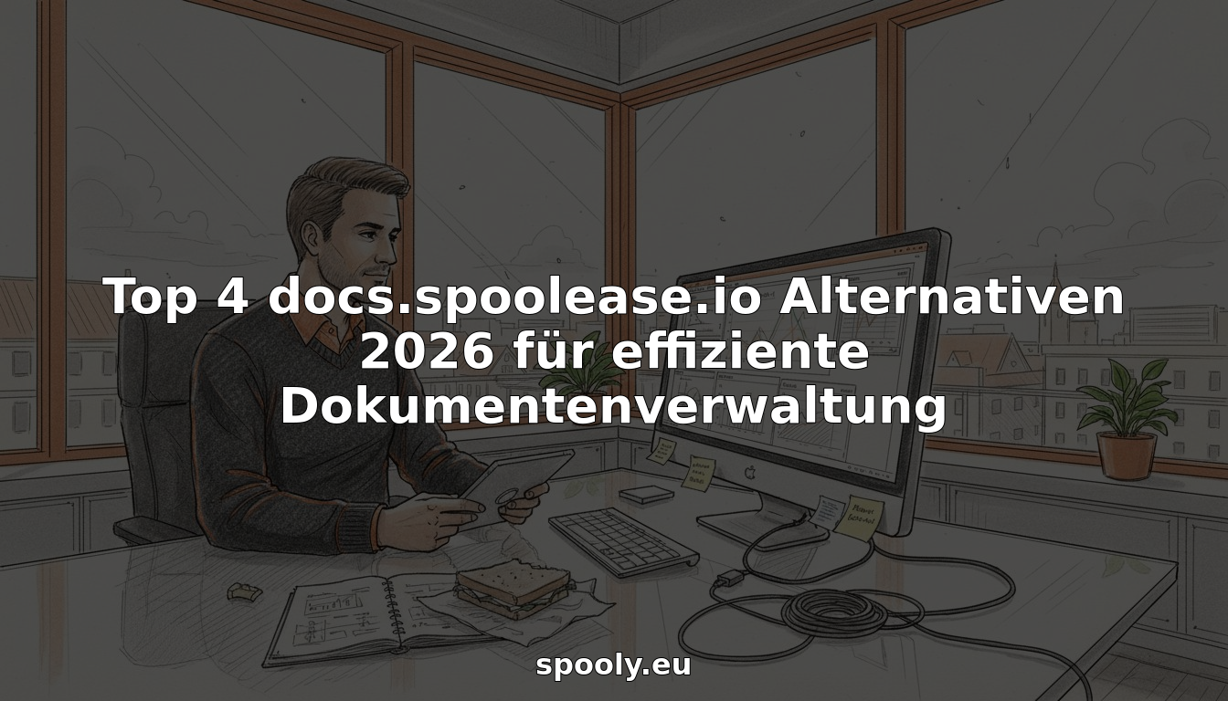 Ein Mann sitzt an seinem Schreibtisch und organisiert Unterlagen – umgeben von mehreren elektronischen Geräten.