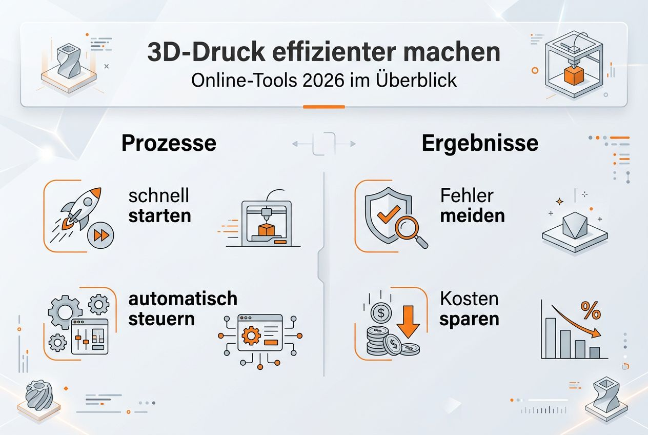 Infografik: Wie Online-Tools den 3D-Druck effizienter machen