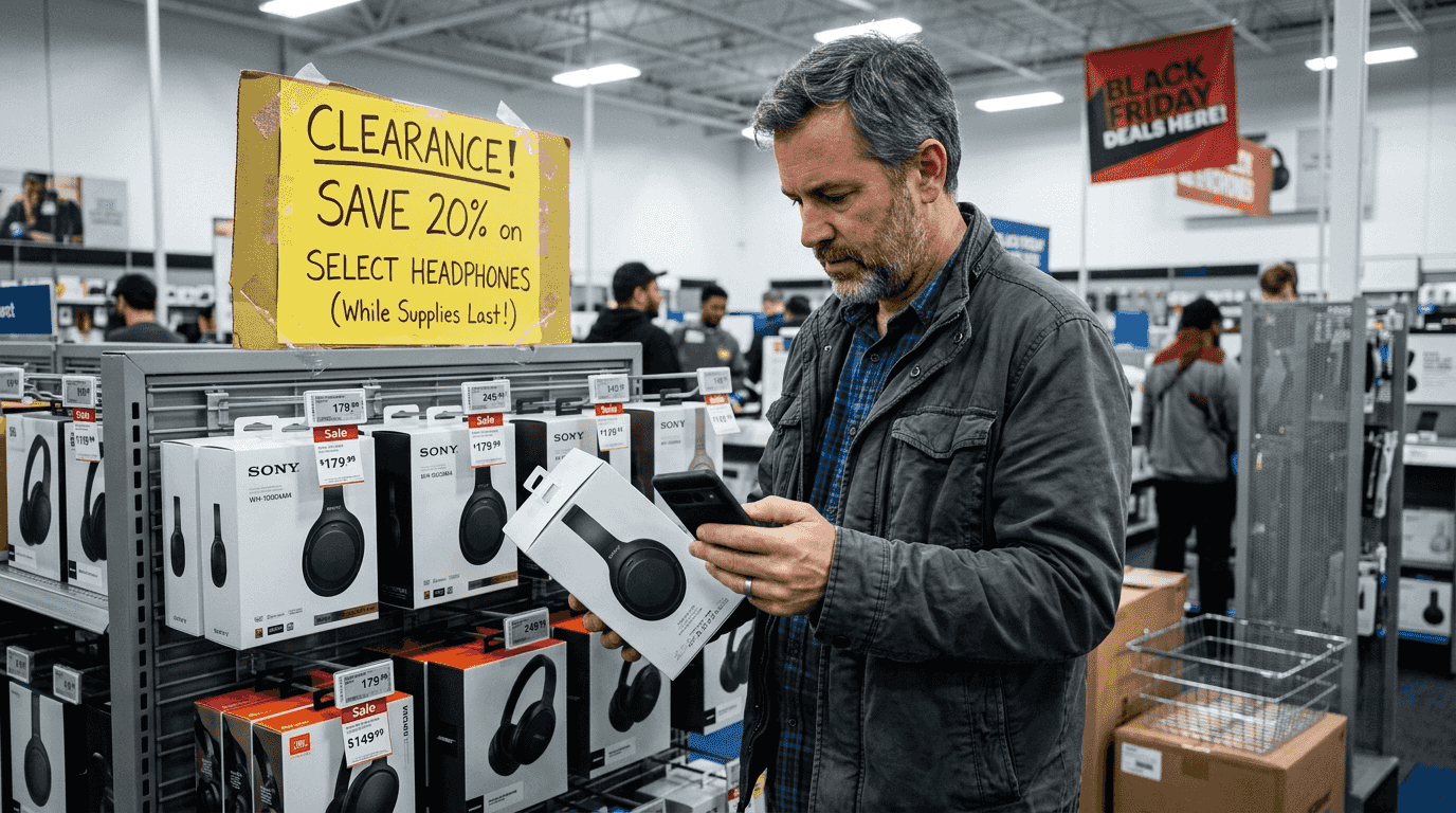 Shopper tracking seasonal price drop