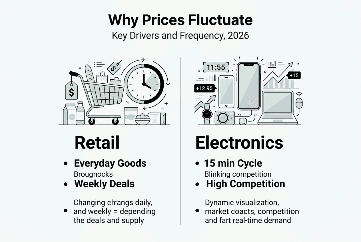 Infographic on dynamic pricing drivers and patterns