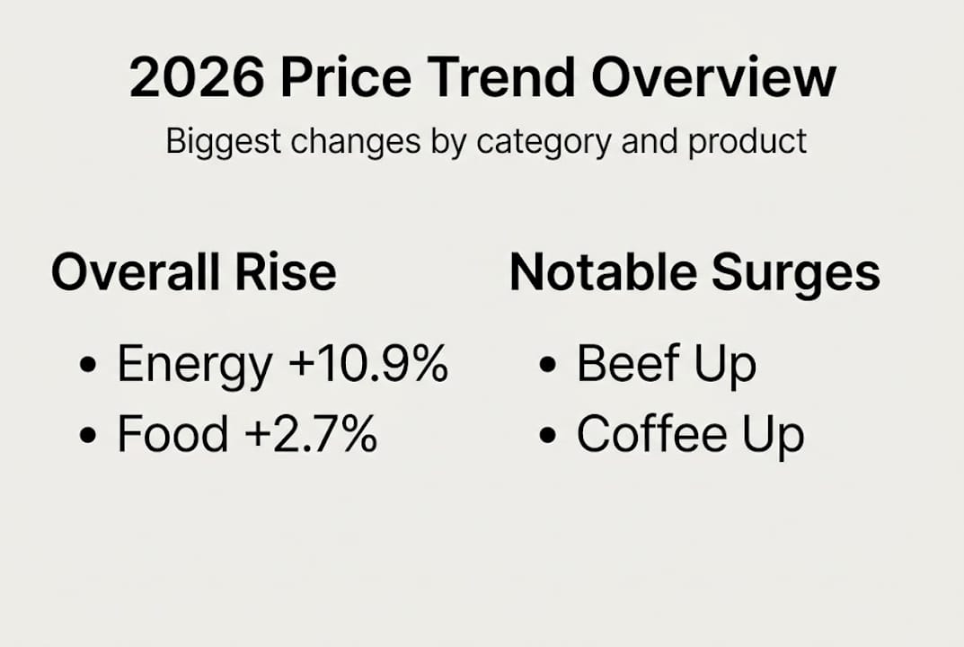 Infographic highlights 2026 price trends