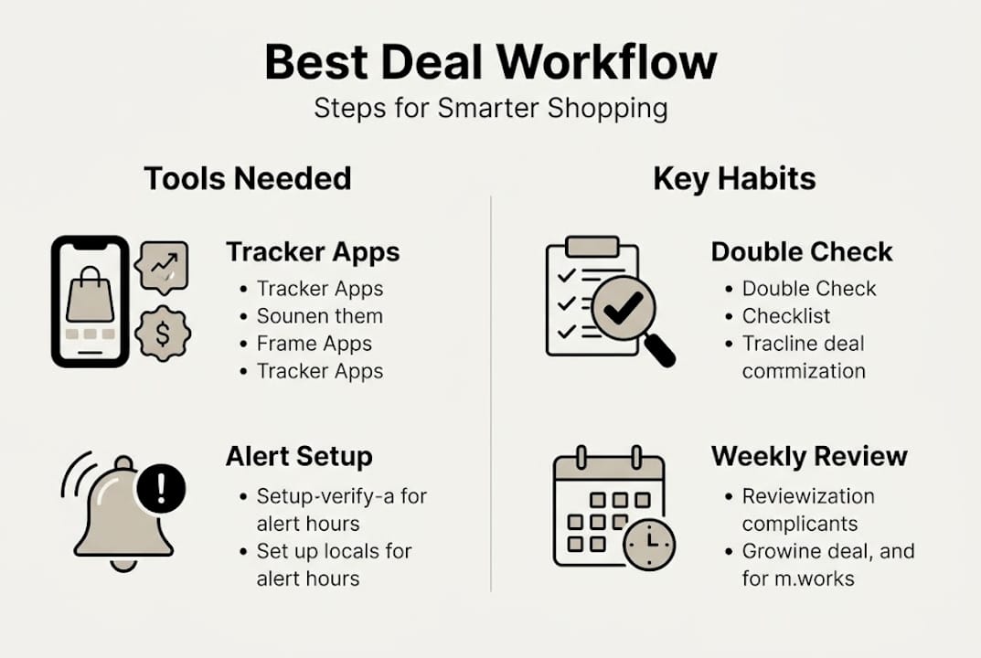 Infographic summarizing best deal workflow steps