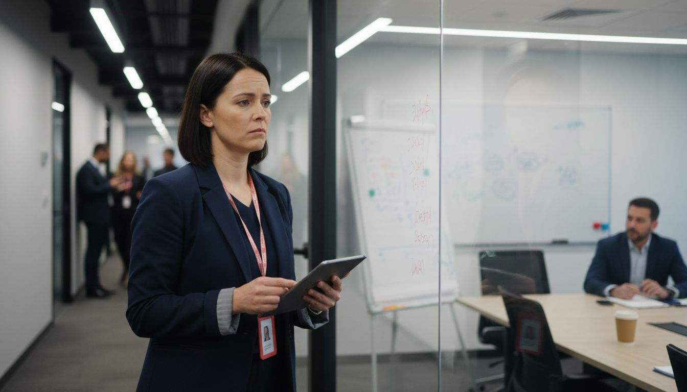 Why Work-Life Balance Matters for Modern Women Professional woman facing workplace advancement challenge