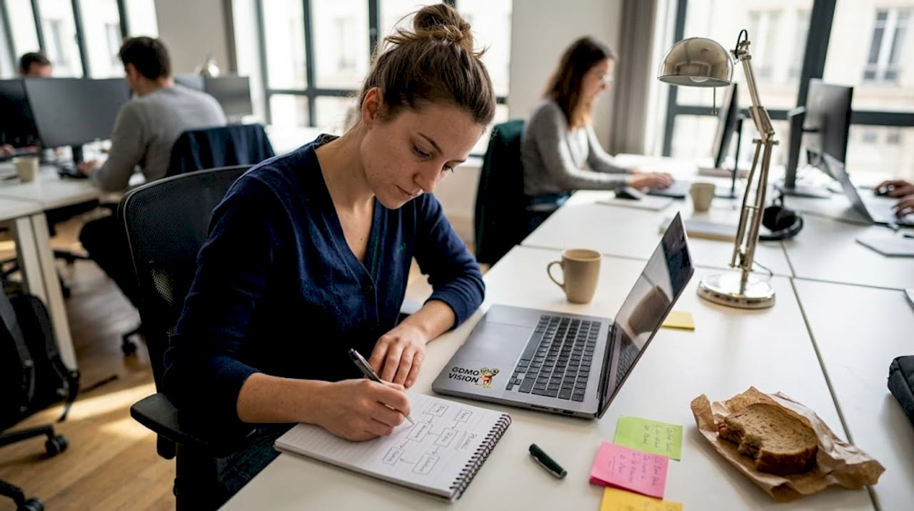 Visualiser l’organisation des tâches sur un bureau de petite taille