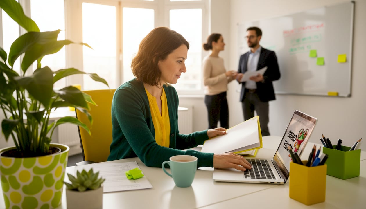 Responsable d’équipe spécialisée dans l’optimisation des processus en PME