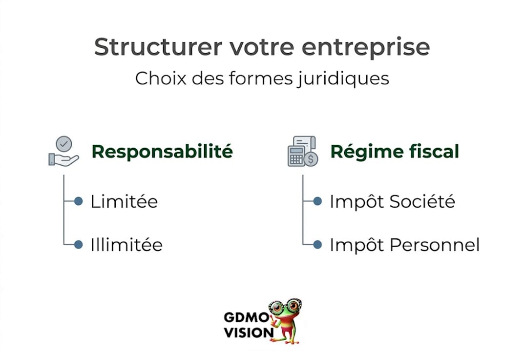 Panorama des différentes structures juridiques pour créer son entreprise
