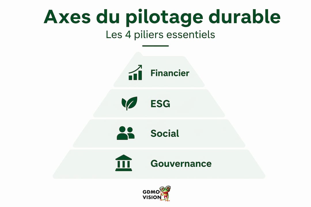 La pyramide des leviers essentiels pour un pilotage responsable