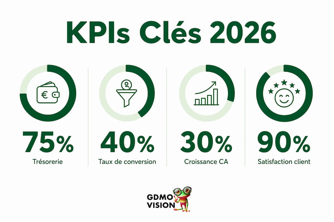 Visuel présentant les indicateurs de performance incontournables pour les petites entreprises en 2026