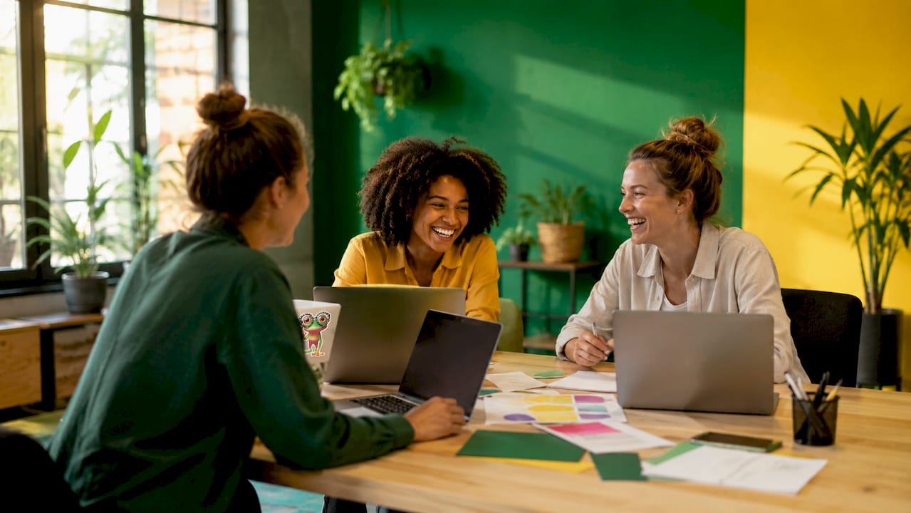 Des mains de femme sur un clavier, en train de gérer des tâches sur l’ordinateur.