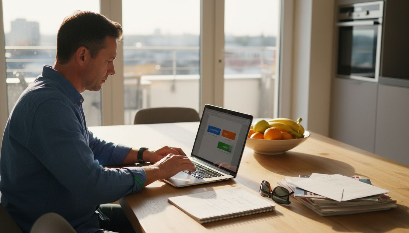 Owner using rental management platform interface