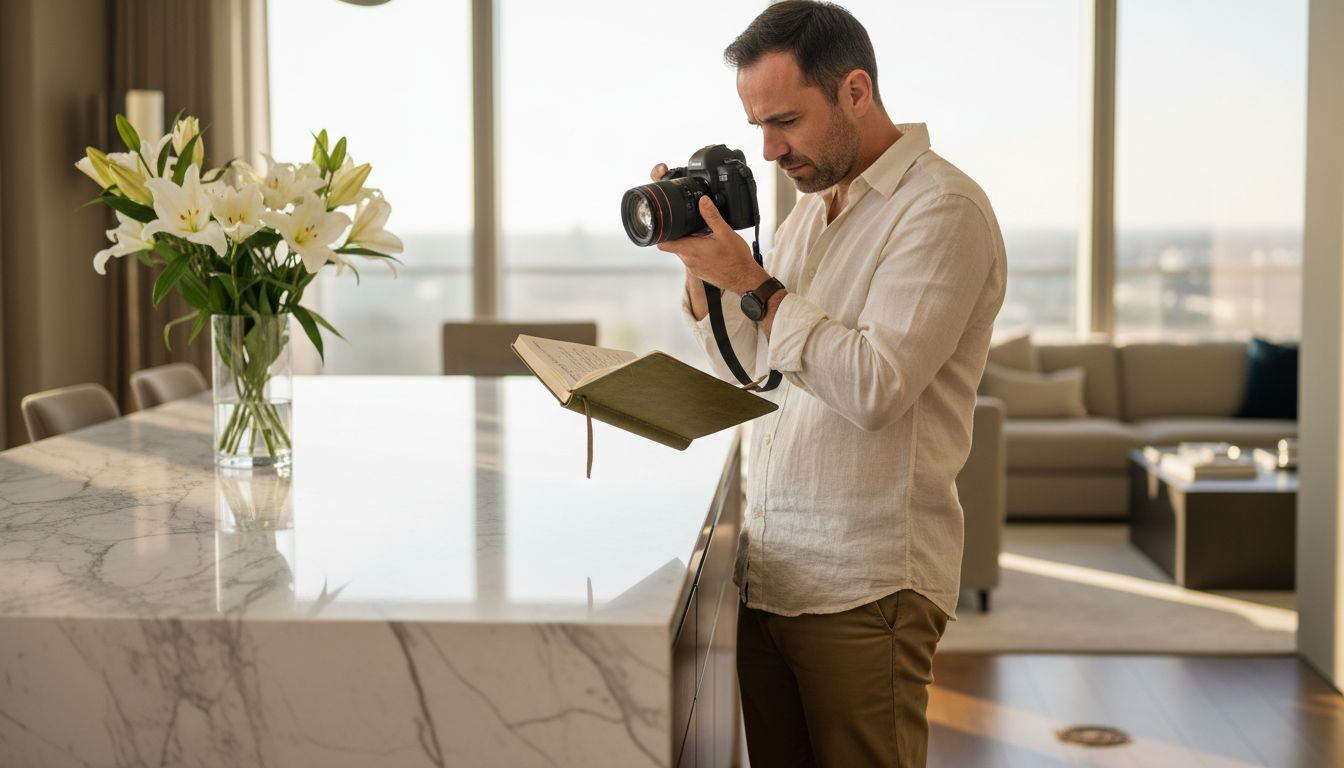 Walk-through in luxury rental property