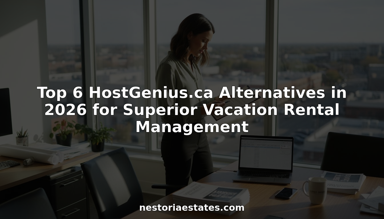 Property manager reviewing rental agreement in office