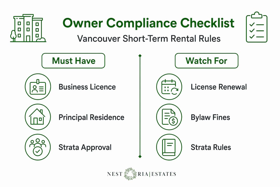 Infographic comparing compliance essentials and watch-outs