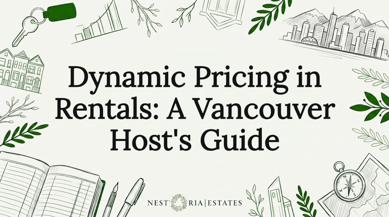 Decorative sketch-style title card for rental pricing article