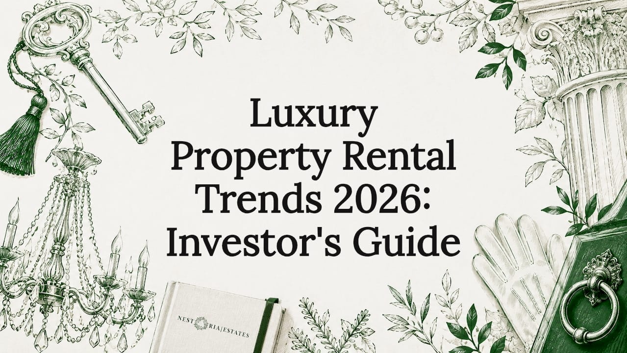 Decorative luxury title card illustration