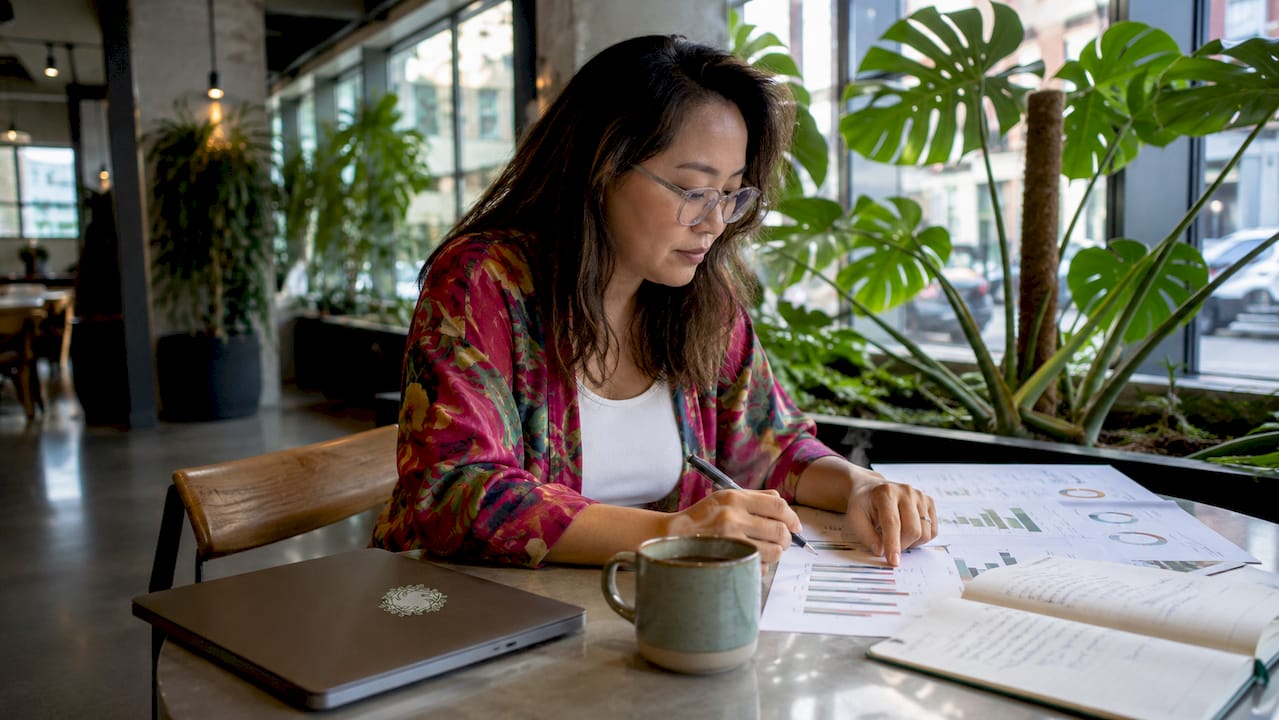Vancouver host reviewing rental platform data