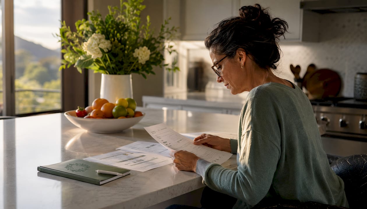 Host reviewing vacation rental fees and commissions