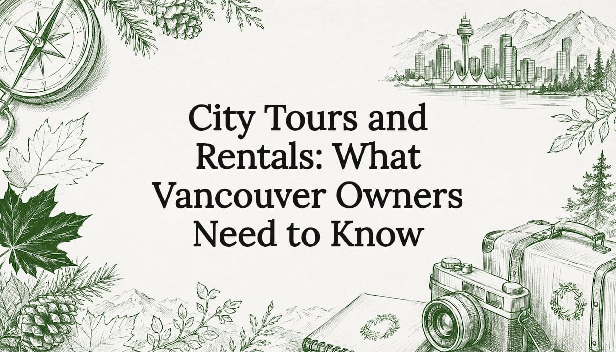 Decorative title card illustration for city tours article