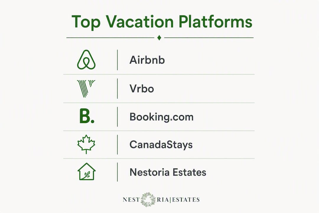 Infographic showing ranking of top rental platforms for Vancouver