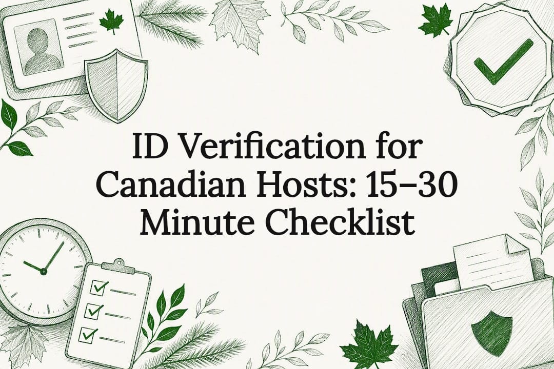 Decorative ID verification checklist title card