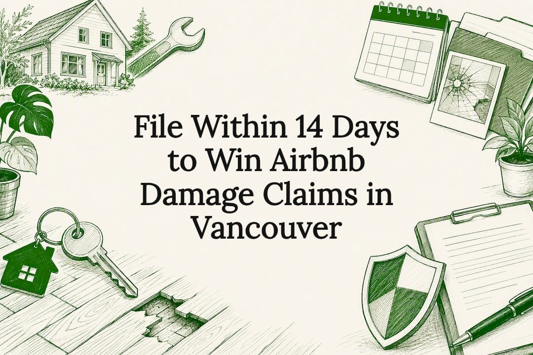 Sketch title card for Airbnb damage claims