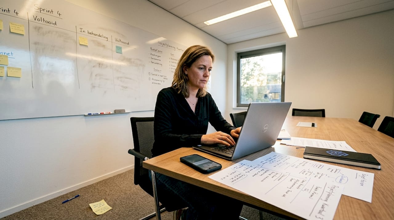 De projectmanager begeleidt het implementatietraject.