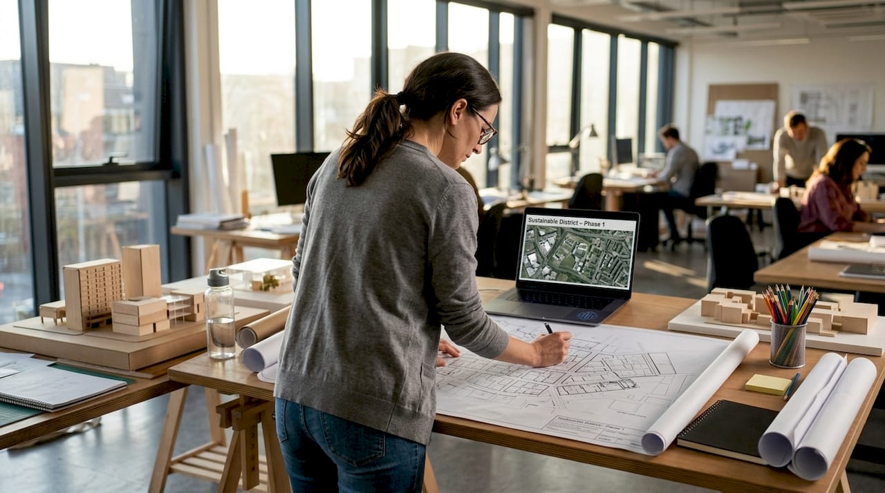 Sustainable city design: principles and smart strategies