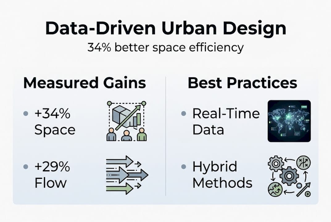 Infographic showing efficiency gains and best practices